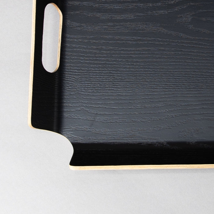 WOODEN FRAME TRAY 44.5CMX33.5CM BLACK (202107418)