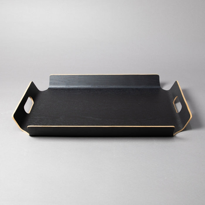 WOODEN FRAME TRAY 55CMX40CM BLACK (202107419)