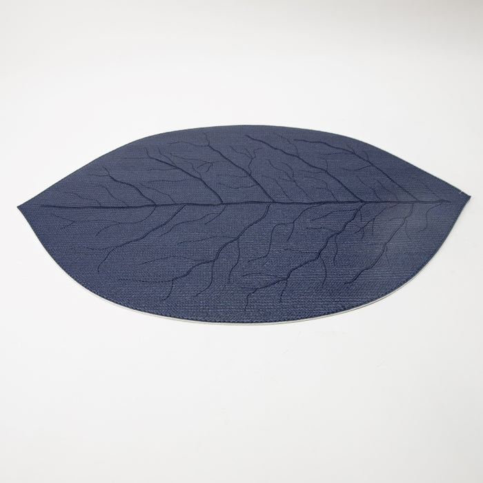 LEAF PLACEMAT BRAID NAVY (202055062)