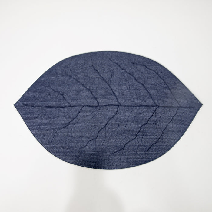 LEAF PLACEMAT BRAID NAVY (202055062)