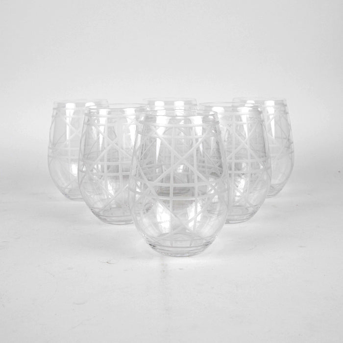 GLASS TUMBLER SET/6PCS CLEAR (202016433)