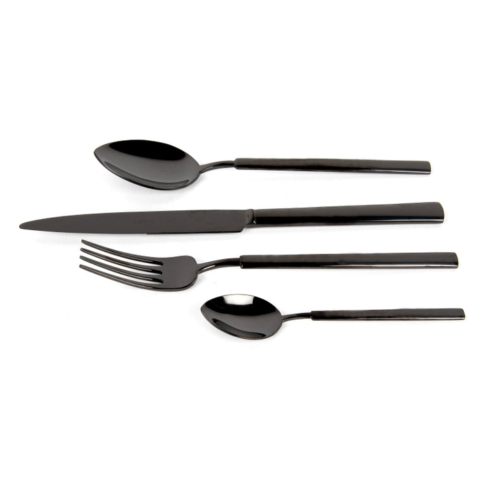 VINTAGE BLACK 24PCS CUTLERY SET GLTX (202064290)