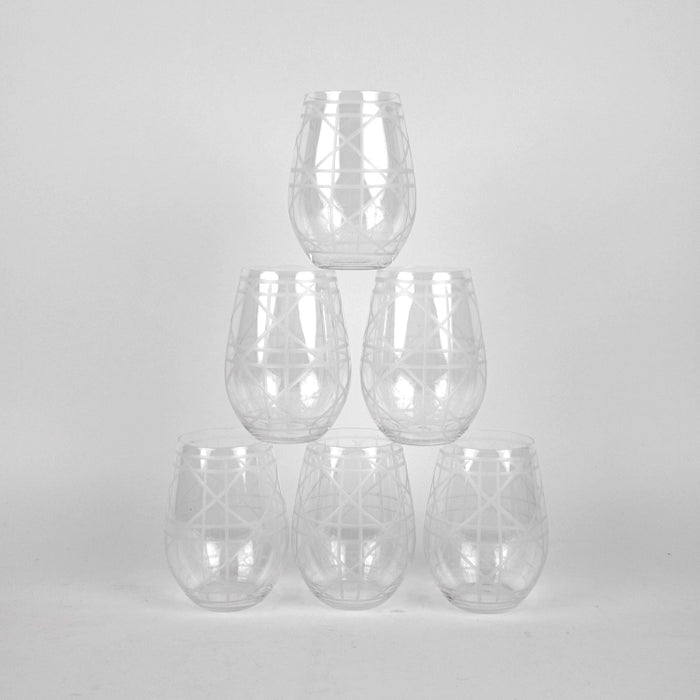 GLASS TUMBLER SET/6PCS CLEAR (202016433)