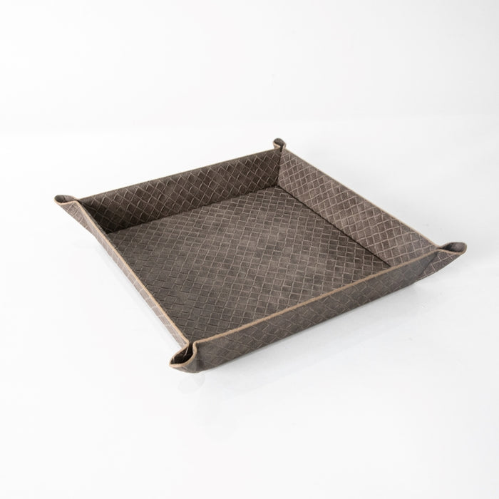 VALET TRAY SQUARE BROWN 26CM (202042193)