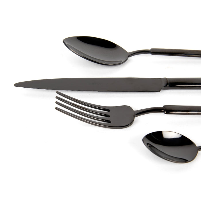 VINTAGE BLACK 24PCS CUTLERY SET GLTX (202064290)