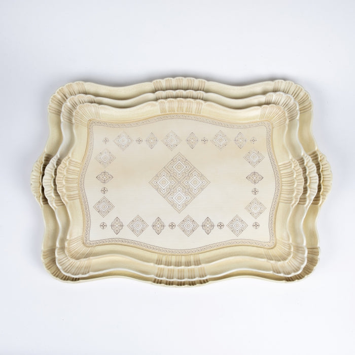 GENESI RECT.TRAY MEDIUM IVORY (202102942)