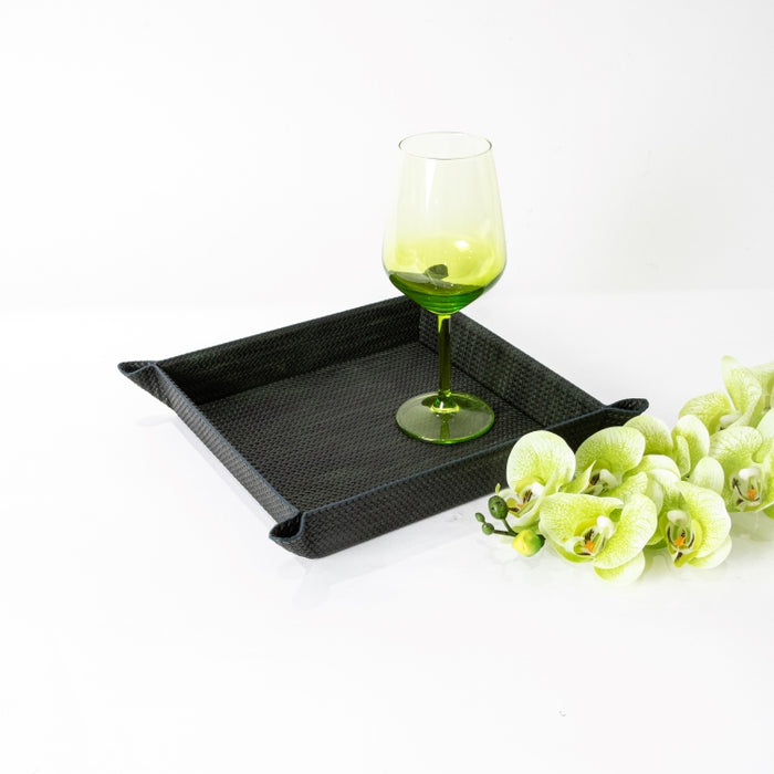 VALET TRAY SQUARE DARK GREEN 26CM (202042206)