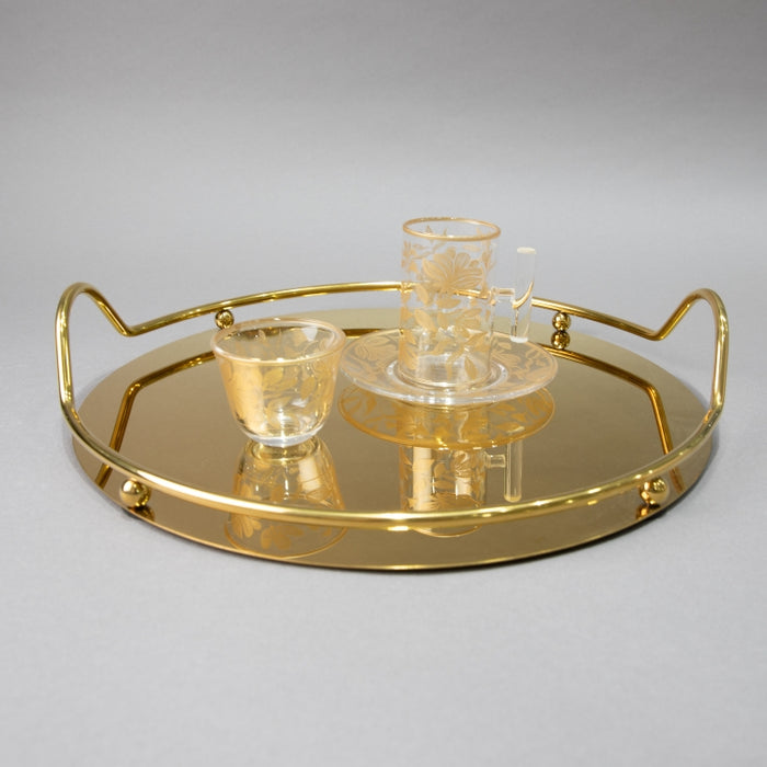 NABEISI-SET/6PCS TEACUP&SAUCER GOLD (202016524)