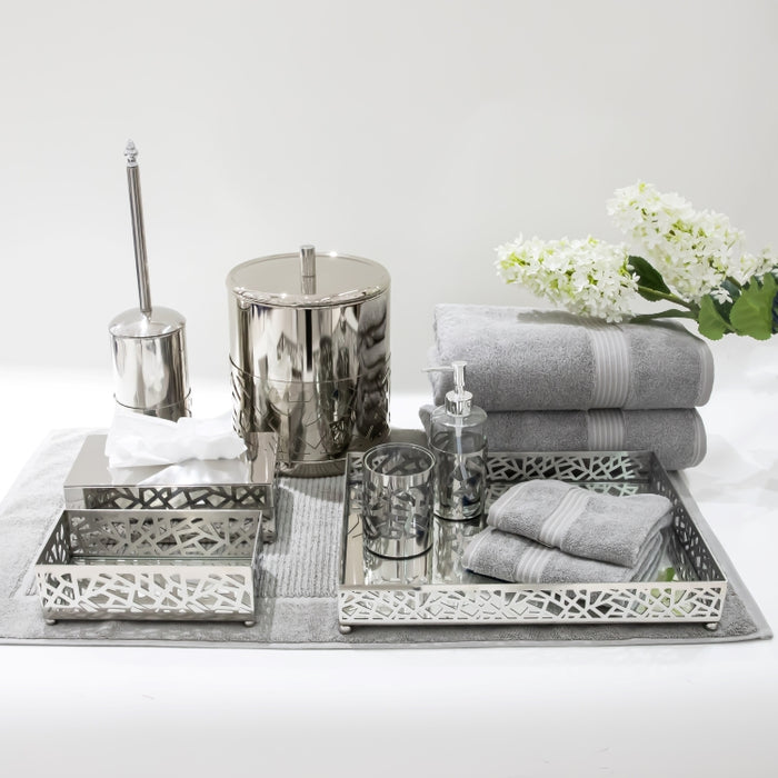 DAZHANG-7PCS BATHROOM SET SLVR (264846603)