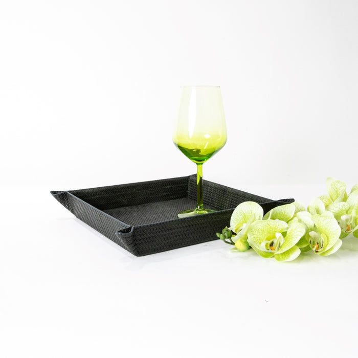 VALET TRAY SQUARE DARK GREEN 26CM (202042206)