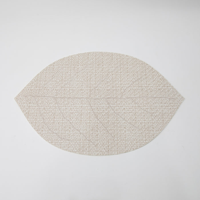 LEAF PLACEMAT RAFYA BEIGE (202055077)