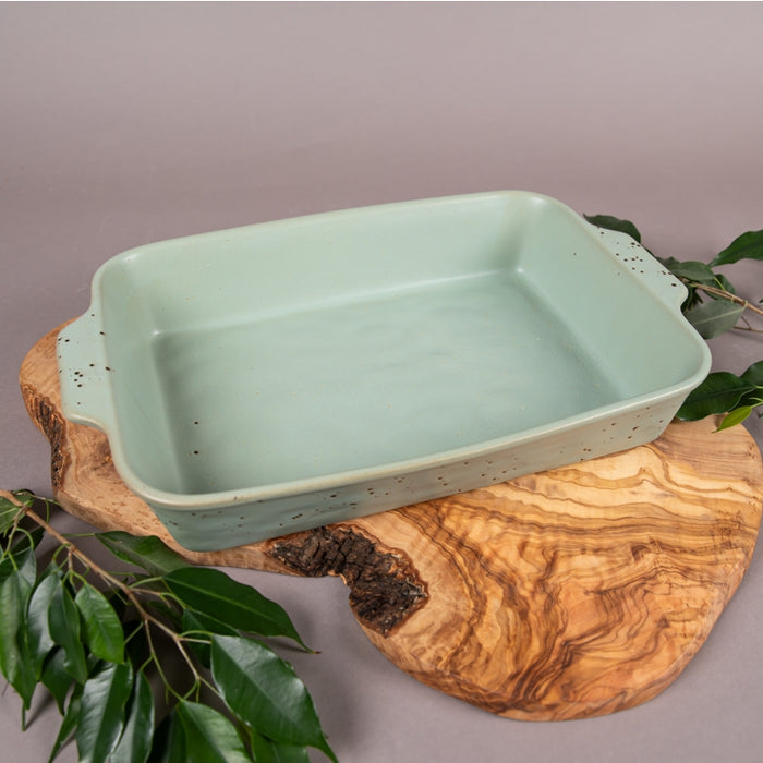 TERRA  BAKING DISH LARGE SAGE 39CMX28CM (202029076)