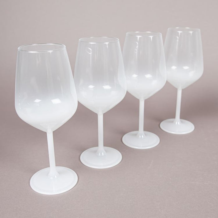 ICONIC GLS GOBLETS 4PCS MATT WHITE 490M (202016138)