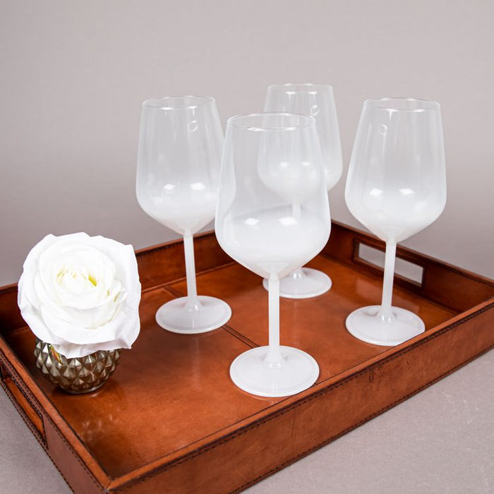 ICONIC GLS GOBLETS 4PCS MATT WHITE 490M (202016138)