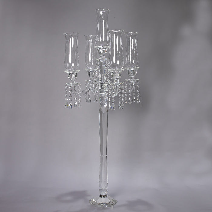 CRYSTAL CANDLE HOLDER 5 ARMS (418060109)
