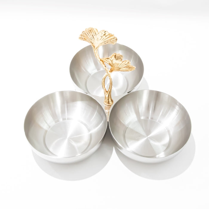 DAZHANG-STAINLESS STEEL 3 BOWLS CONDIMENT (202107510)