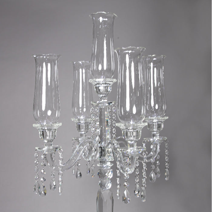 CRYSTAL CANDLE HOLDER 5 ARMS (418060109)