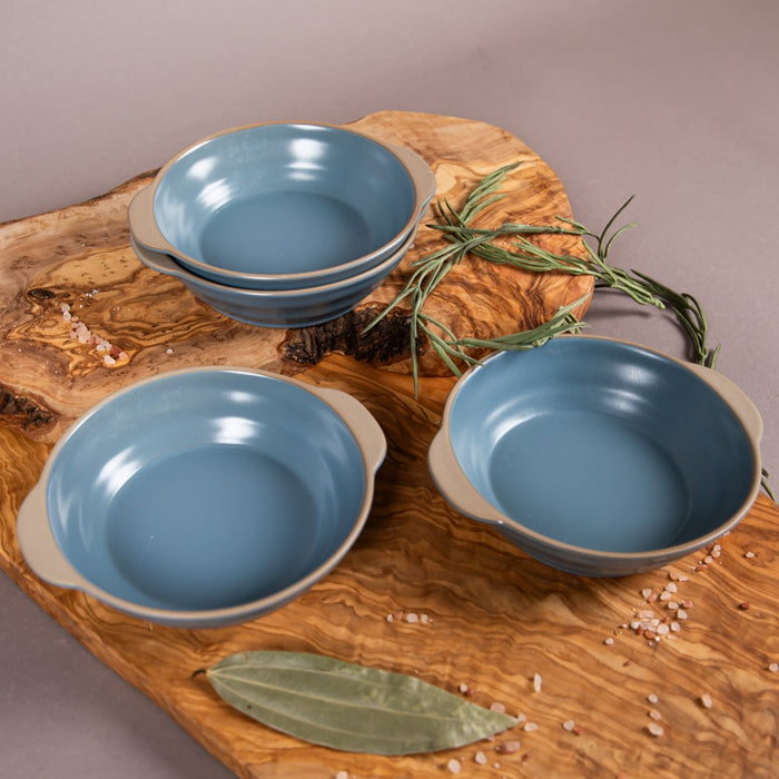 CLYDE 4PC BAKING DISH 15CM BLUE (202029094)