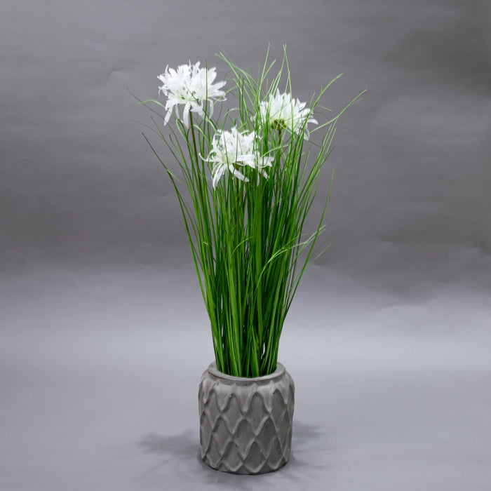 LONGJN-70CM WHITE MAGIC LILY GRASS (413252187)
