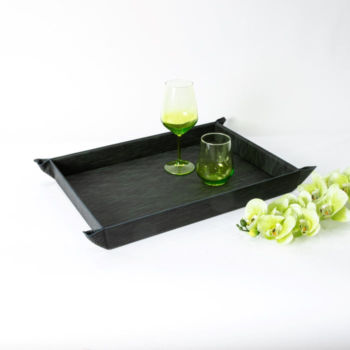VALET TRAY LARGE DARK GREEN 48CMX35CM (202042198)
