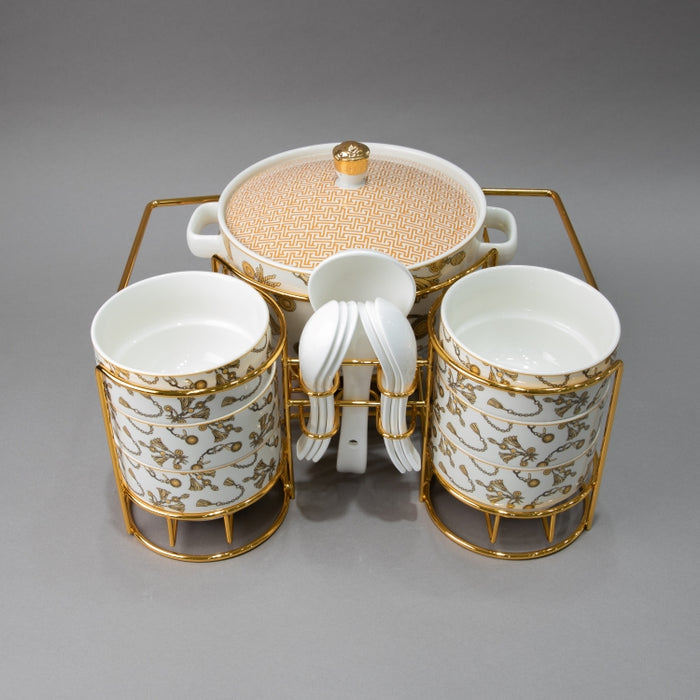 WEIDA 15PCS SERVING SET RED (202029289)