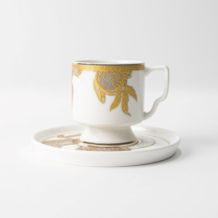 TWINS-6PCS COFFEE CUP&SAUCER PEONY (202029270)