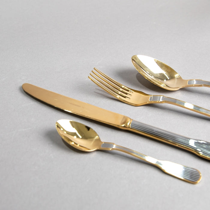CAPRI 24PCS CUTLERY SET GOLD GELTEX (202064317)