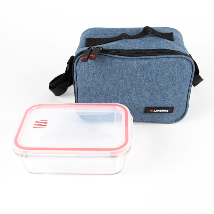 LUNCH BAG GOCLASS +CONTAINER 840ML BLUE (202245109)