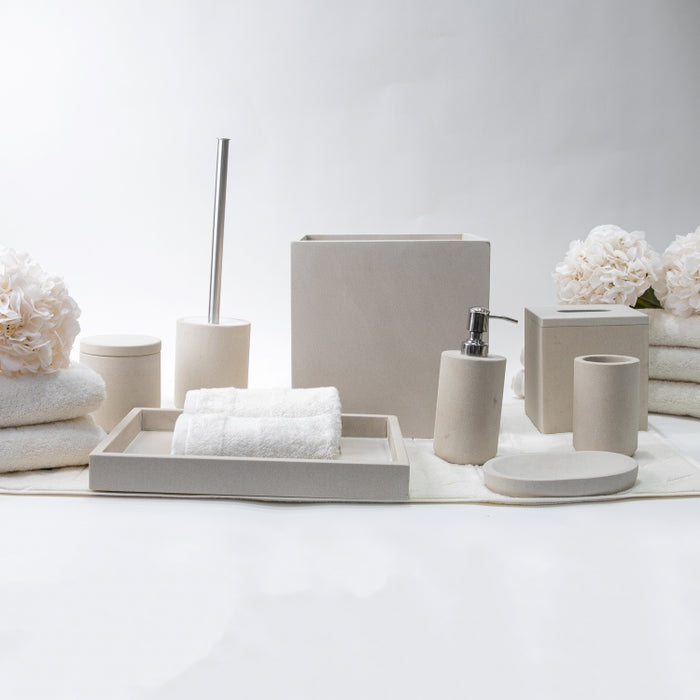 AS-8PCS BATHROOM SET MNT BEIG/NA (264846587)