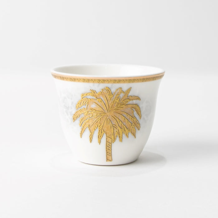 TWINS-6PCS CAWA CUP SET PALM GOLD (202029275)