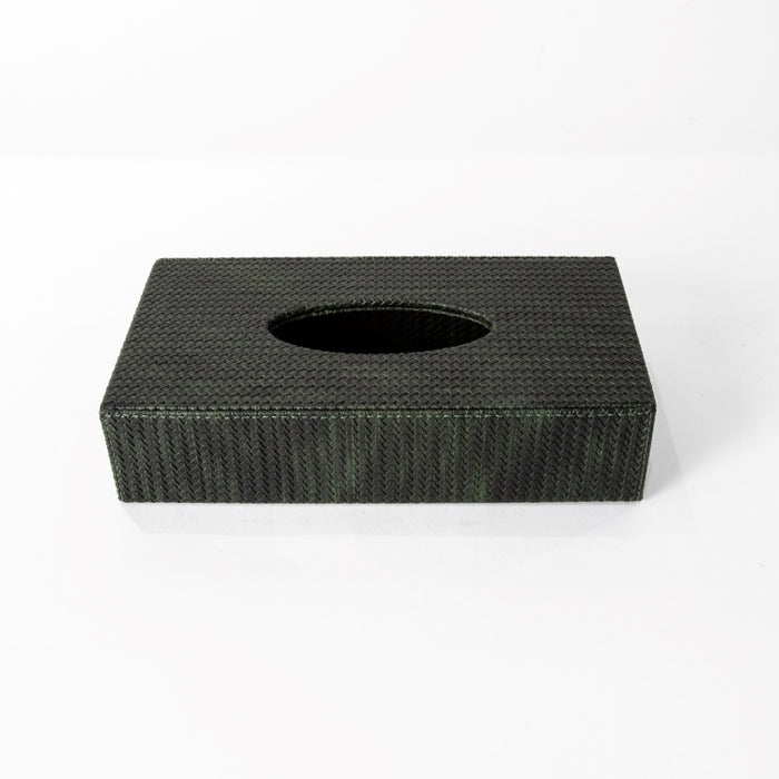 RECT.TISSUE BOX DARK GREEN (202042202)