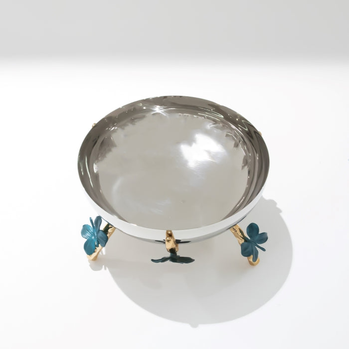 DAZHANG-STAINLESS STEEL BOWL WITH STAND D22CM H12CM (202107509)