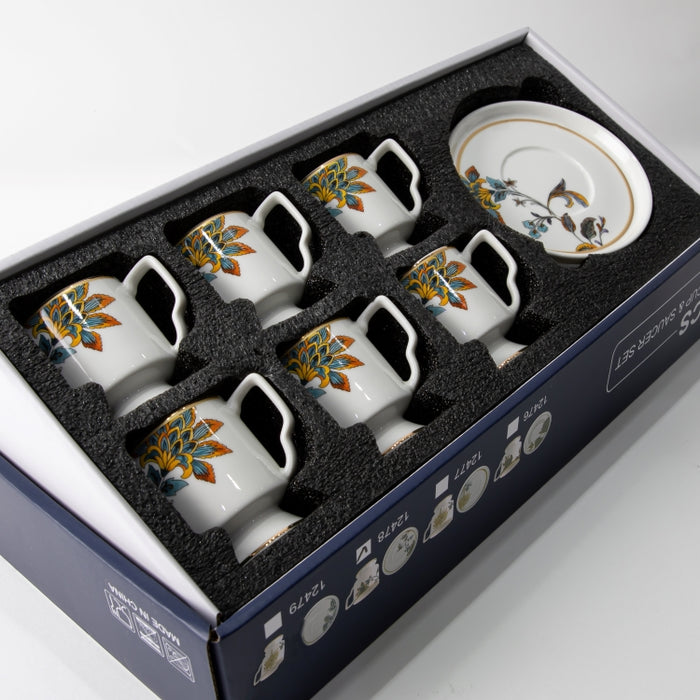 TWINS-6PCS COFFEE CUP&SAUCER TULIP (202029272)