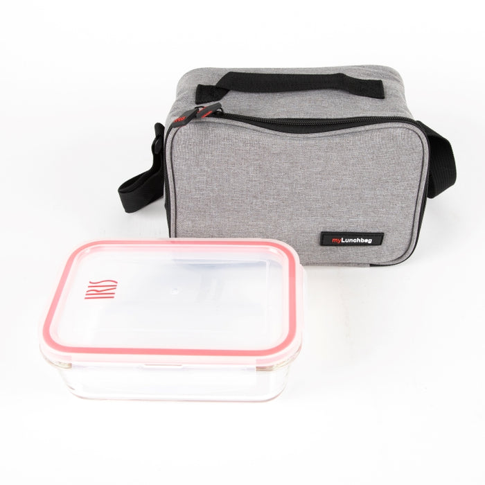 LUNCH BAG GOCLASS GREY +CONTAINER 840ML (202245110)