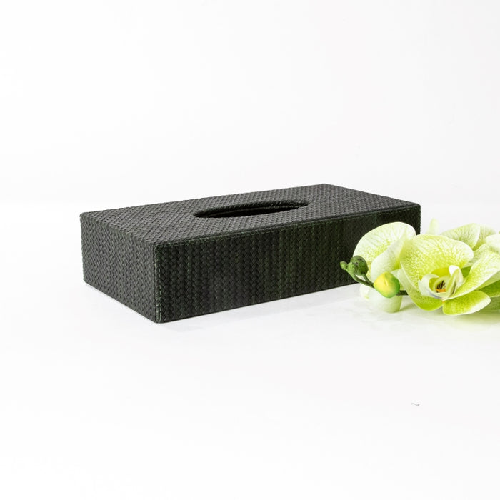 RECT.TISSUE BOX DARK GREEN (202042202)
