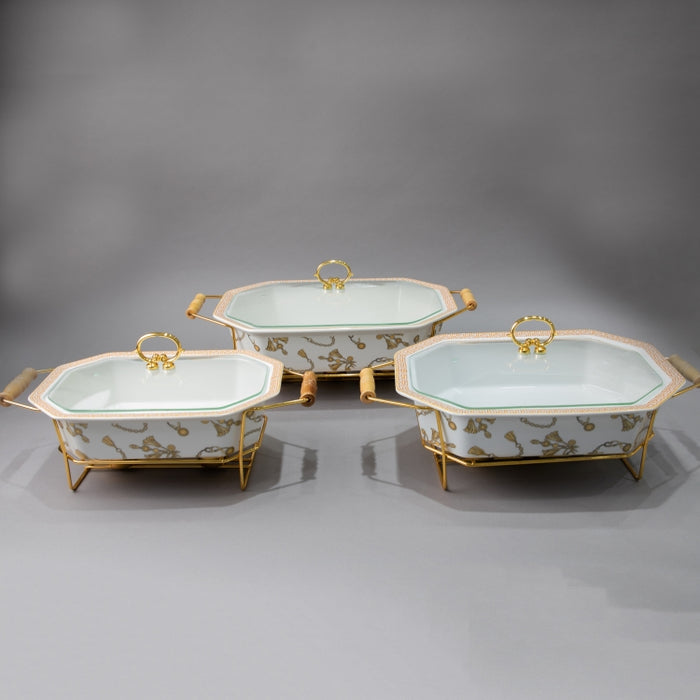 WEIDA 12.5" OCTAGON CASSEROLE RED (202029286)