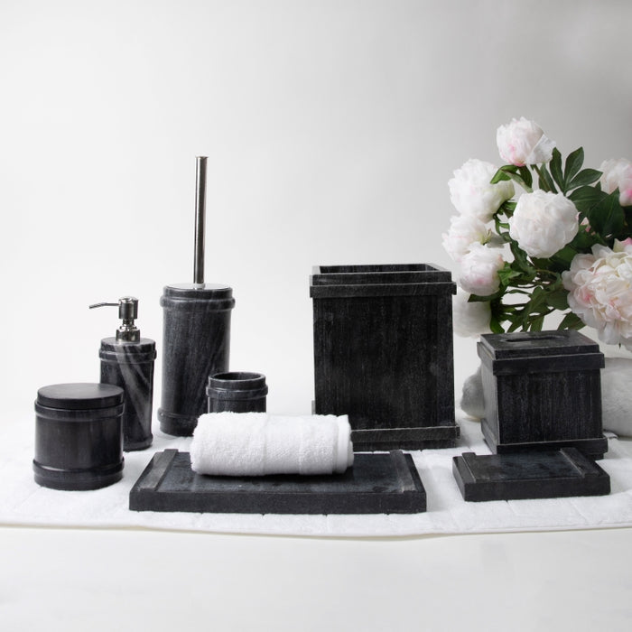 OTL-8PCS BATHROOM SET BLACK (264846574)
