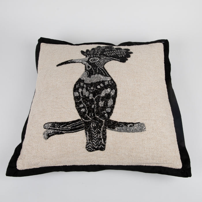 CUSHION HOOPOE NTR/BLACK 45X45 (327131013)