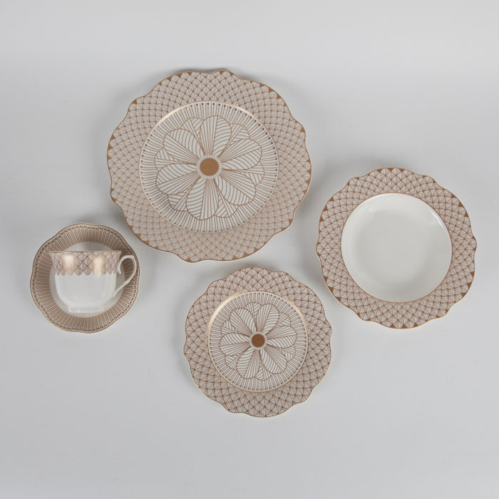 EVER NICE NB 20PCS DINNER SET FLOWER (202029150)