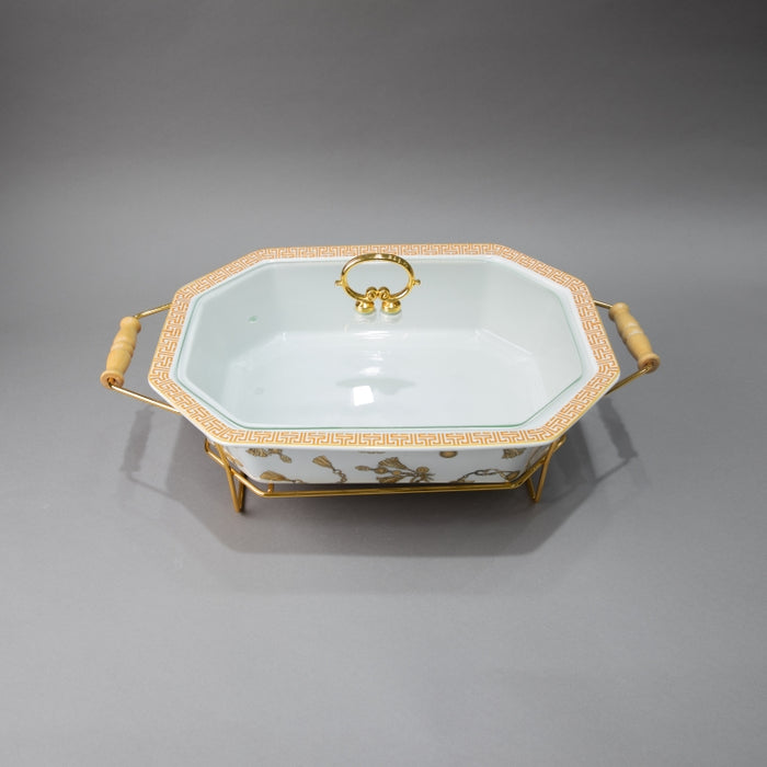 WEIDA 14.5" OCTAGON CASSEROLE RED (202029287)