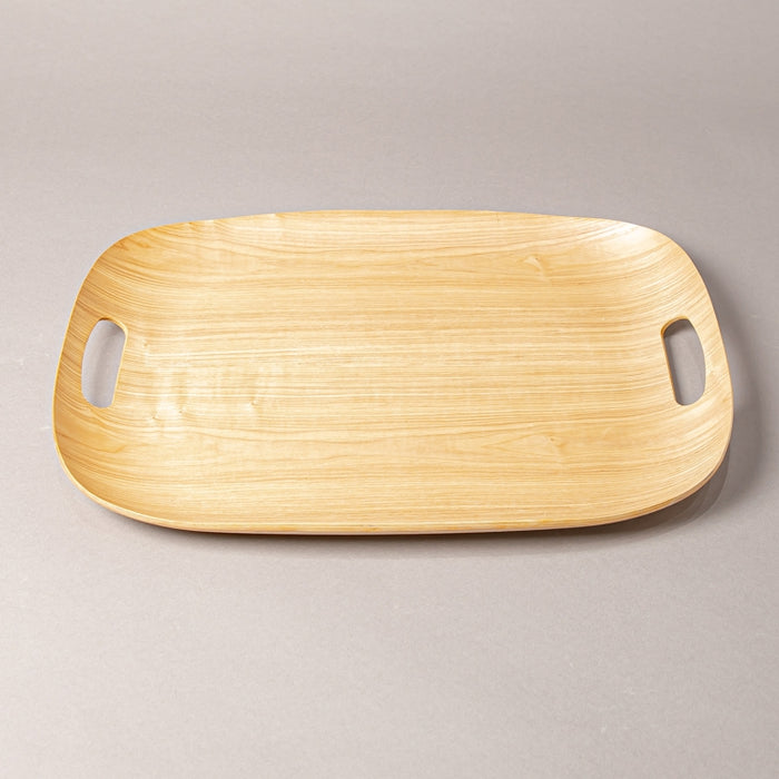 WOODEN TRAY OVAL 50CMX36CM NATURAL (202107432)