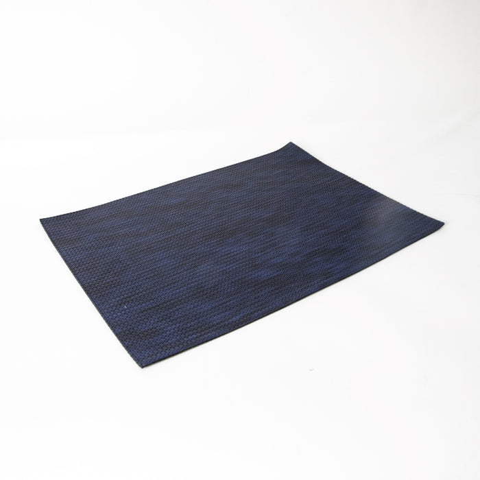 RECT.PLACEMAT DOUBLE SIDED VIMINI GREEN/NAVY (202042208)