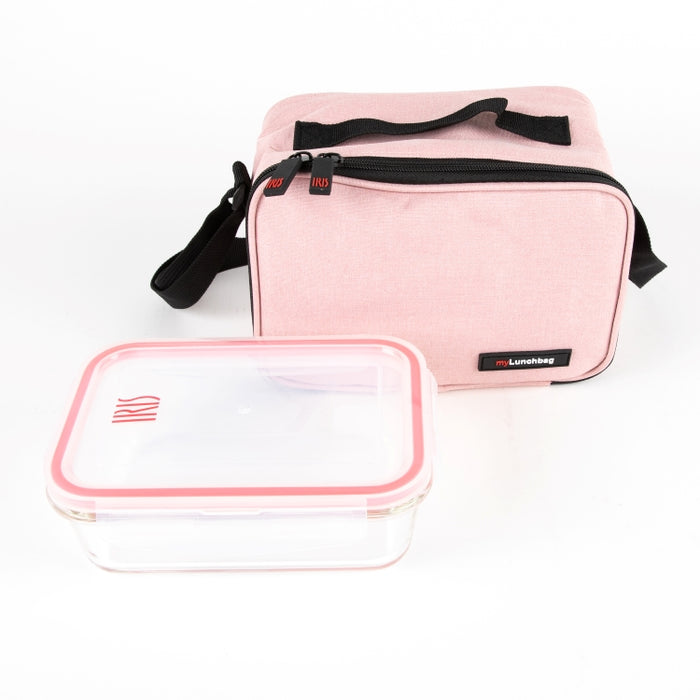 LUNCHBAG GOCLASS PINK + CONTAINER 840ML (202245111)