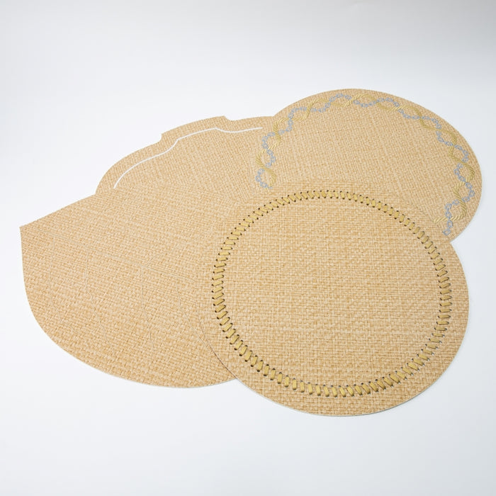 LEAF PLACEMAT RAFYA YELLOW (202055067)