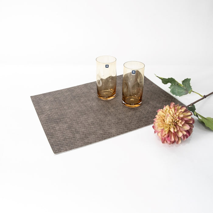 RECT.PLACEMAT BROWN (202042195)