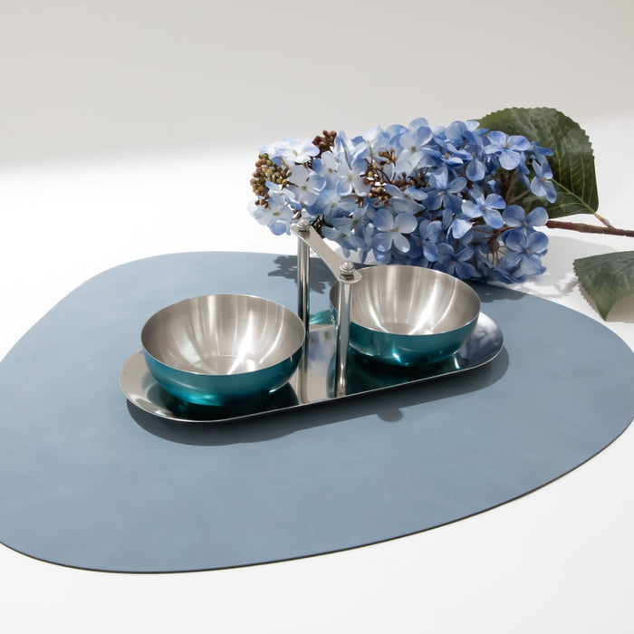 DAZHANG-STAINLESS STEEL 2 BOWL CONDIMENT (202107511)