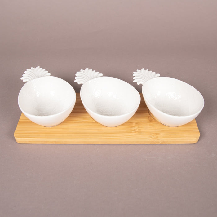 MADAGASCAR S/4 APPETIZER SET WHITE (202073080)