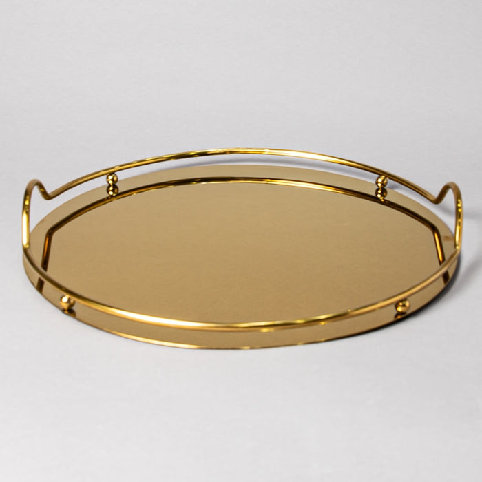 STEEL TRAY 39CM GOLD (202016365)