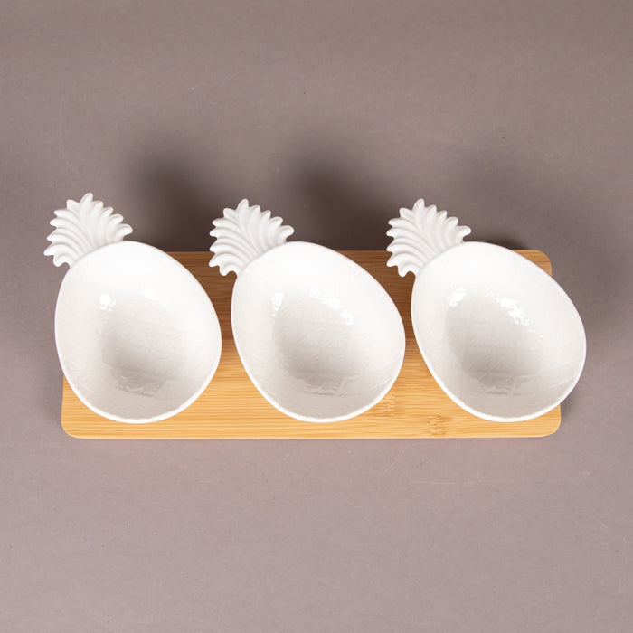 MADAGASCAR S/4 APPETIZER SET WHITE (202073080)