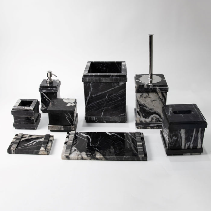 OTL-8PCS BATHROOM ST SLVR DRAGN (264846578)